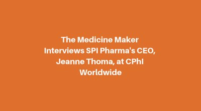 Jeanne Thoma Discusses SPI Pharma's Role in the Pediatric and Geriatric Drug Markets.